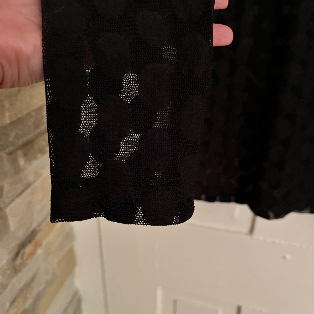 Reiss Sheer Long Sleeve Top, Size S - image 6